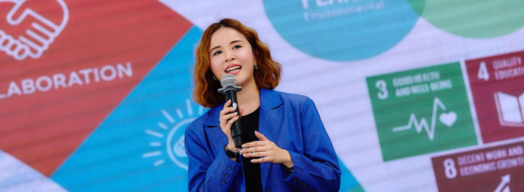 คุณจ๋า ทิพย์รัตน์​ สิทธิ​มนต์​อำ​นวย​ Business Owner – CEO GIVE SPACE & Franchise Developer